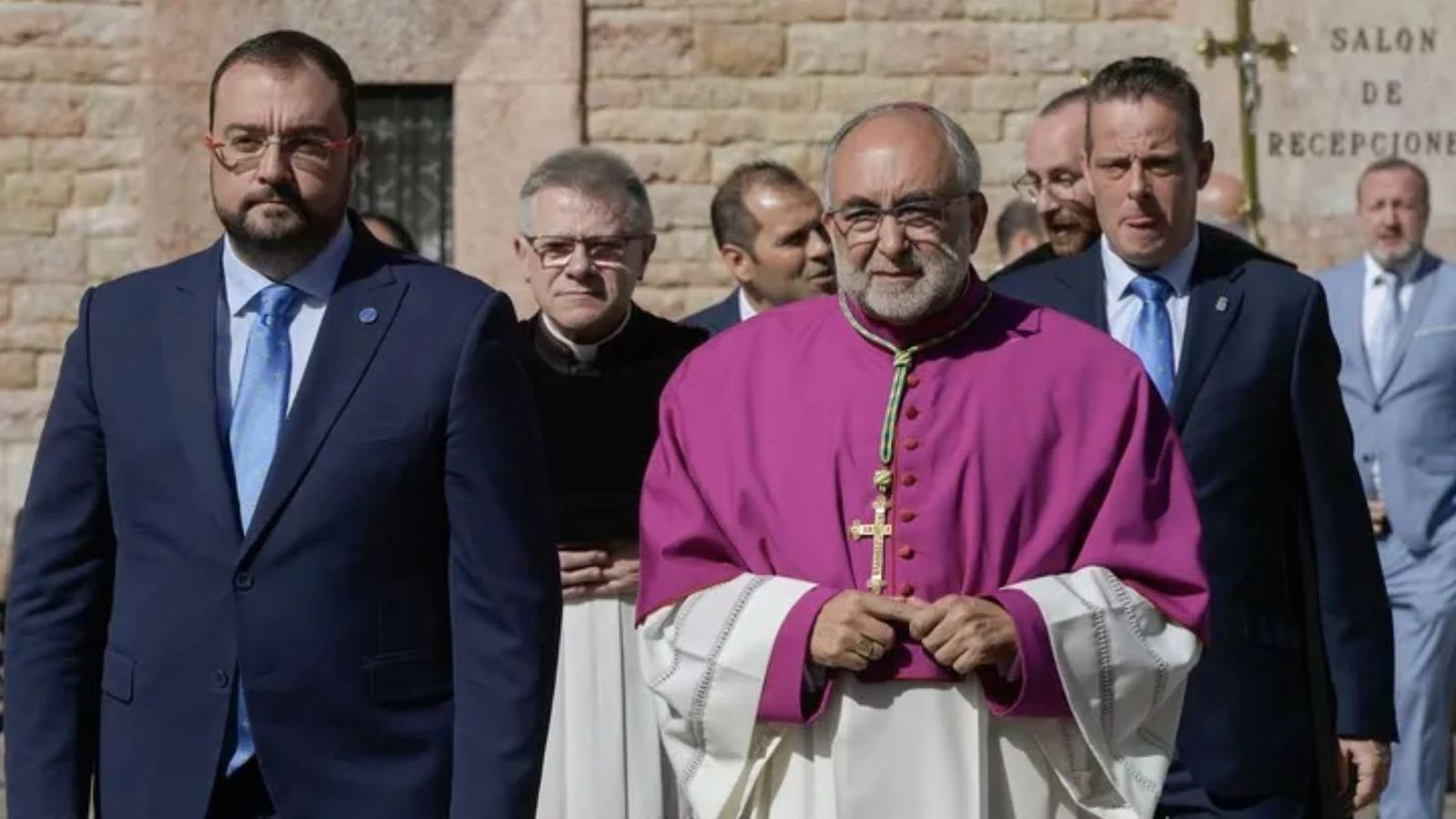 Actos religiosos en Covadonga