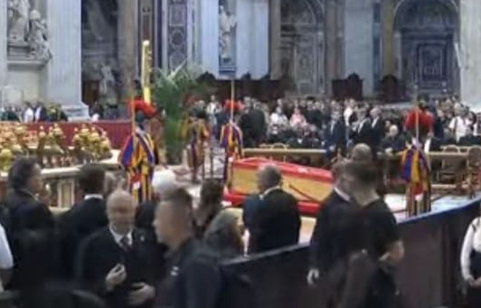 Féretro del Papa Francisco