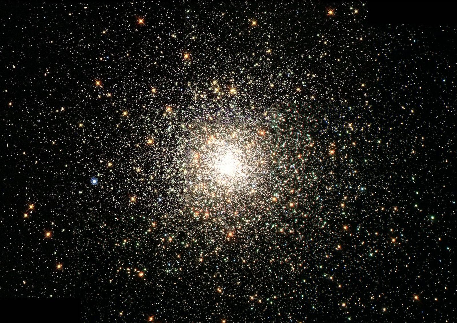 Una imagen del mapa de estrellas difundida por la Nasa