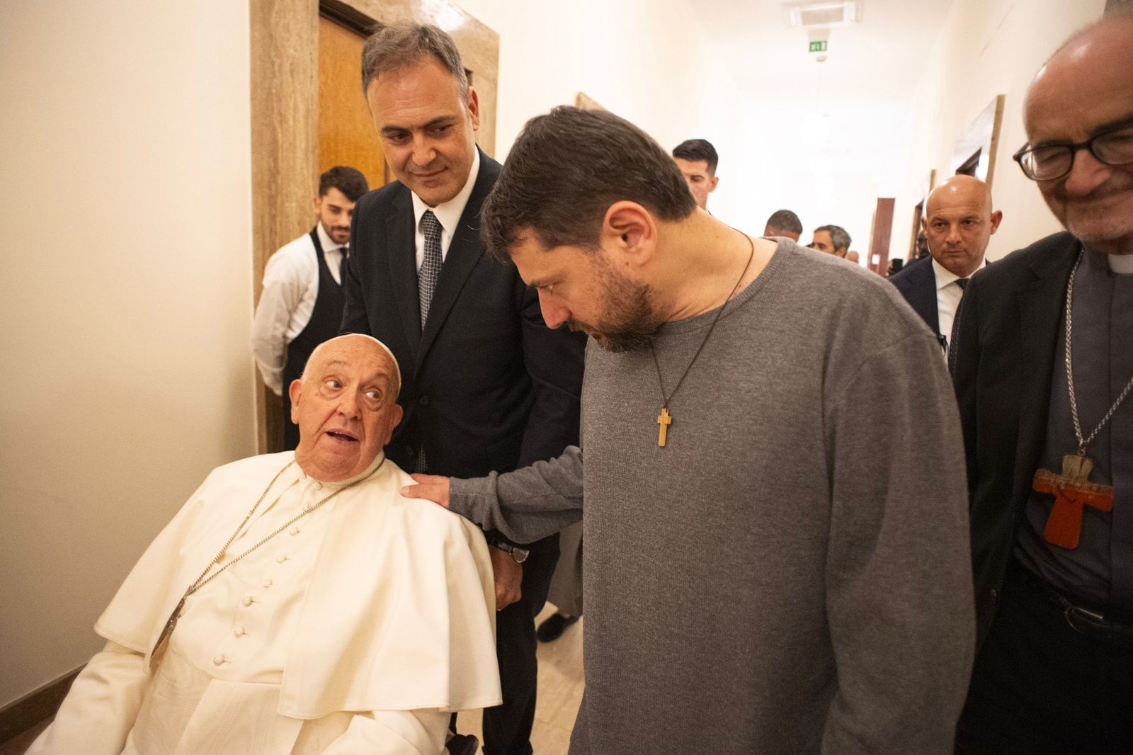 Juan Grabois y el papa Francisco. Septiembre de 2024