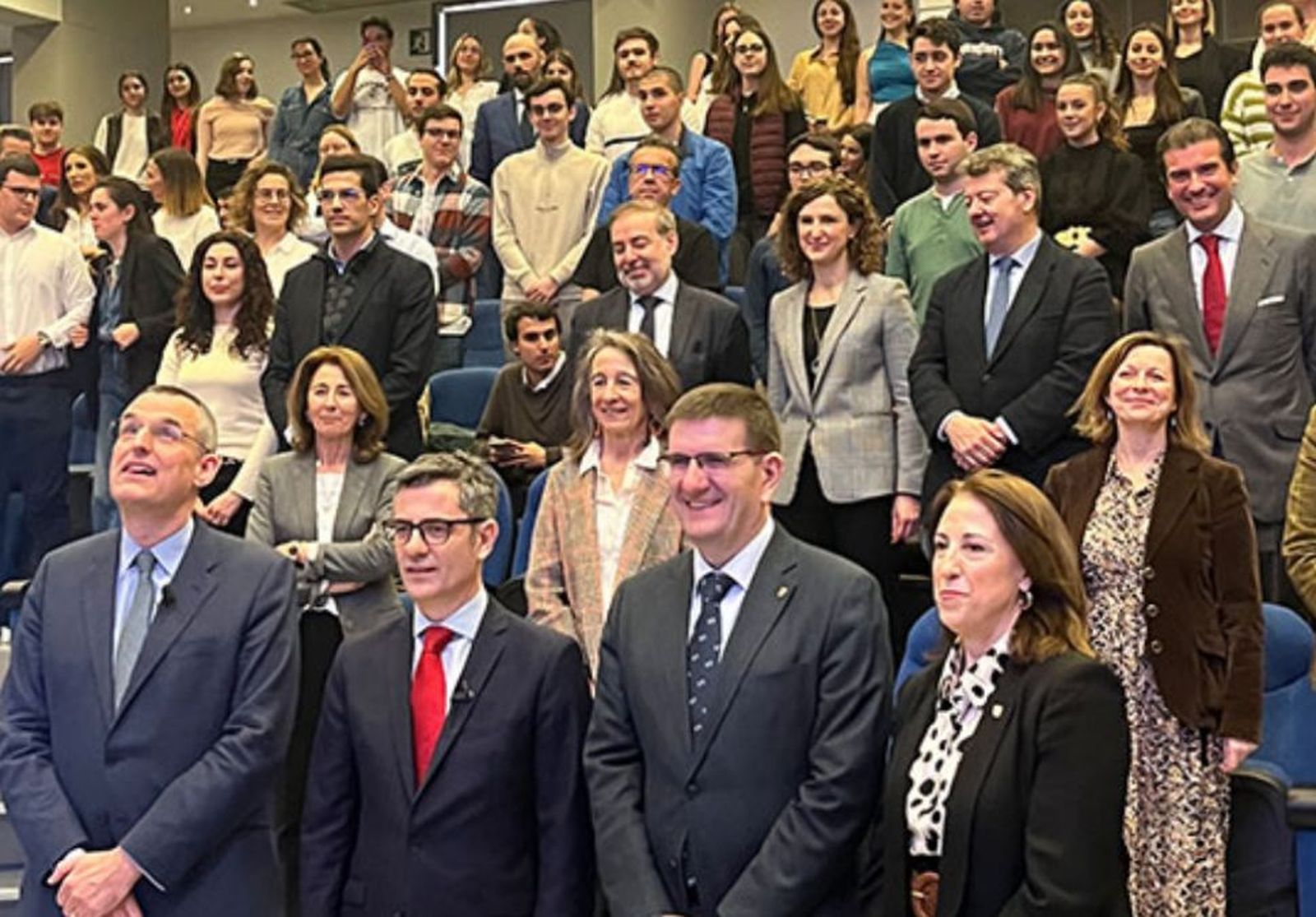 El ministro Bolaños en la Universidad de Deusto