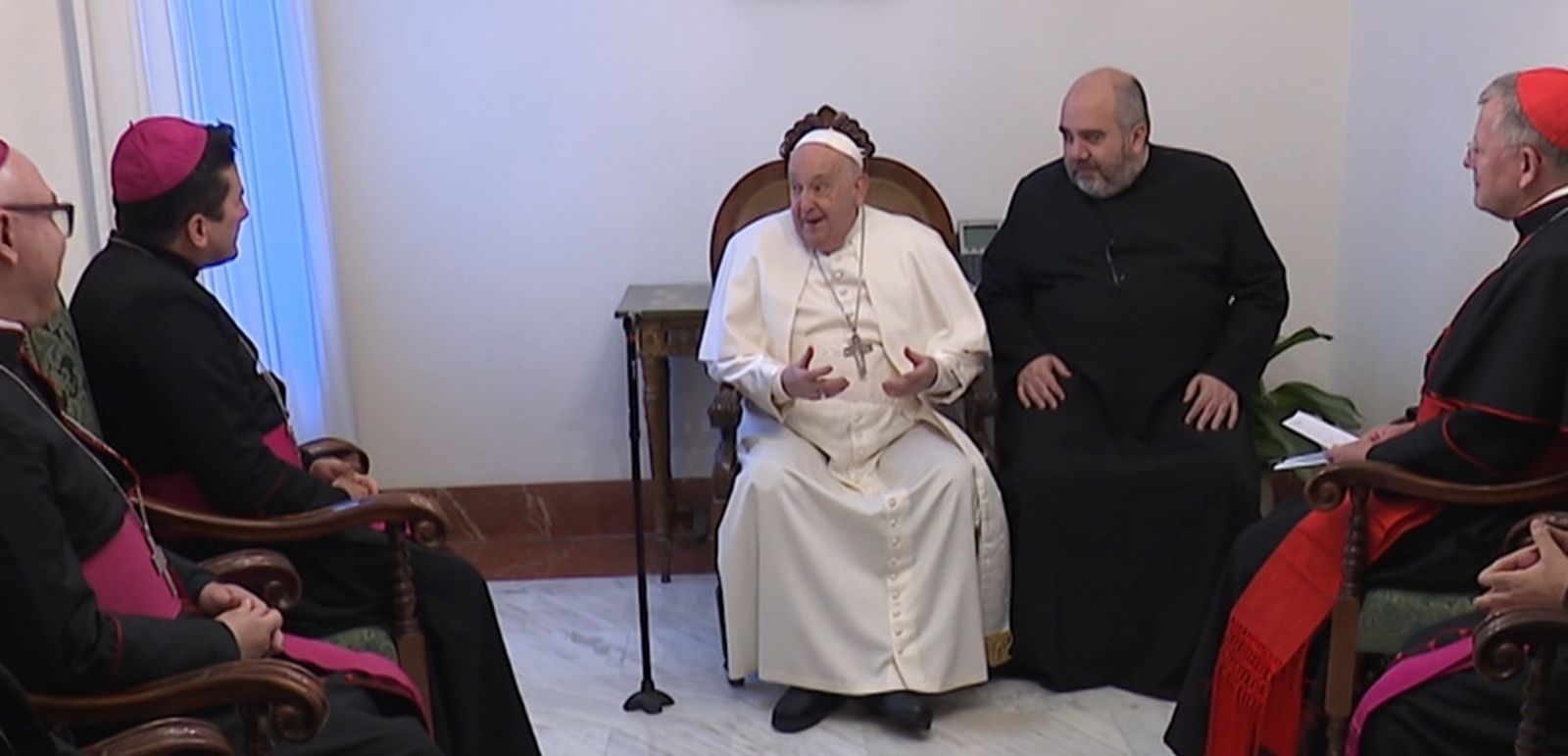 Papa Francisco con la Presidencia de la CNBB - Foto CNBB