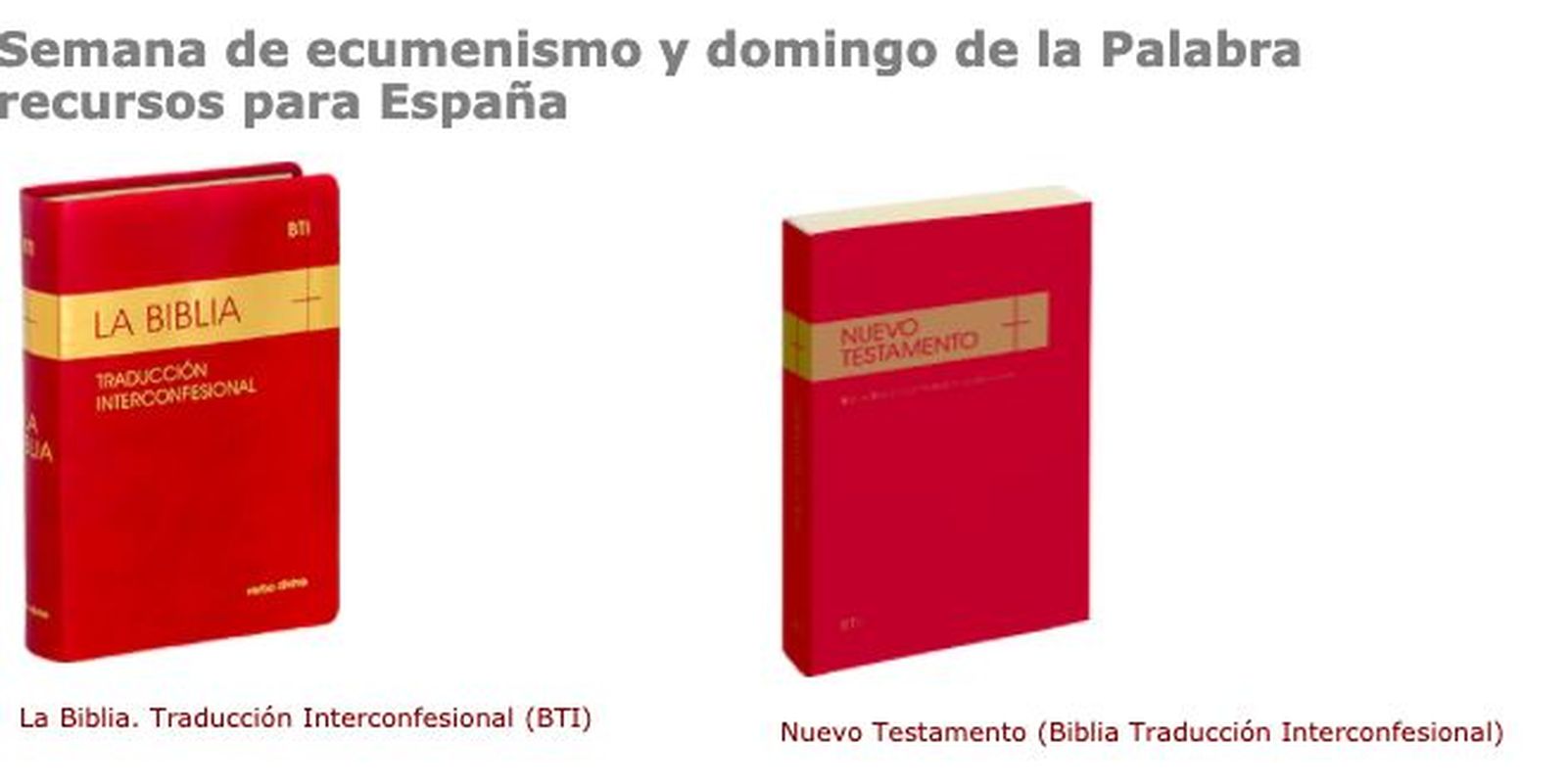 Semana de oración por la unidad de los cristianos en Verbo Divino