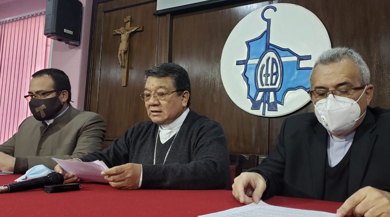 Monseñor Aurelio Pesoa, Padre José Fuentes y Padre Ber Hur Soto