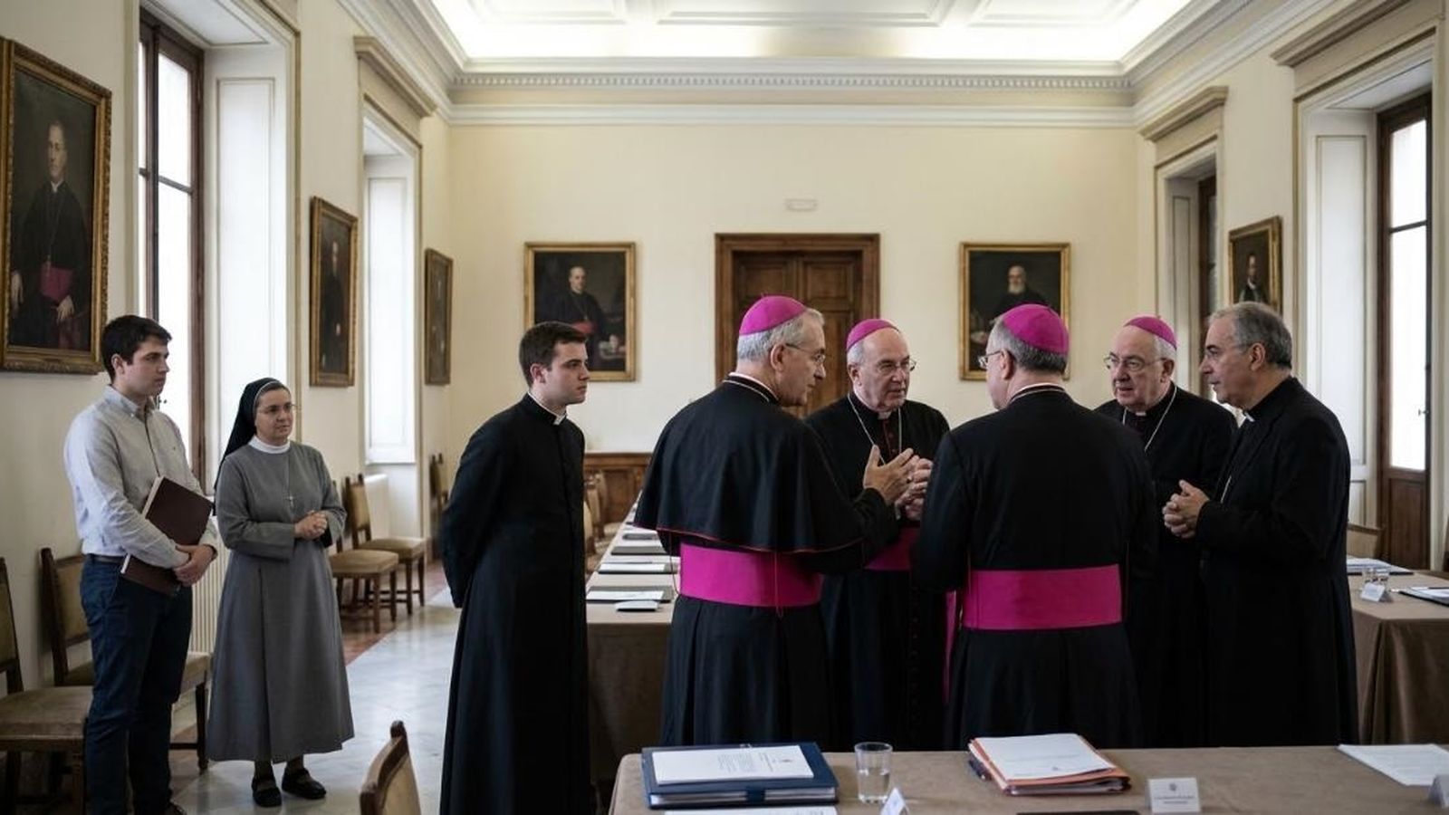 Corporativismo clerical. Imagen creada con IA