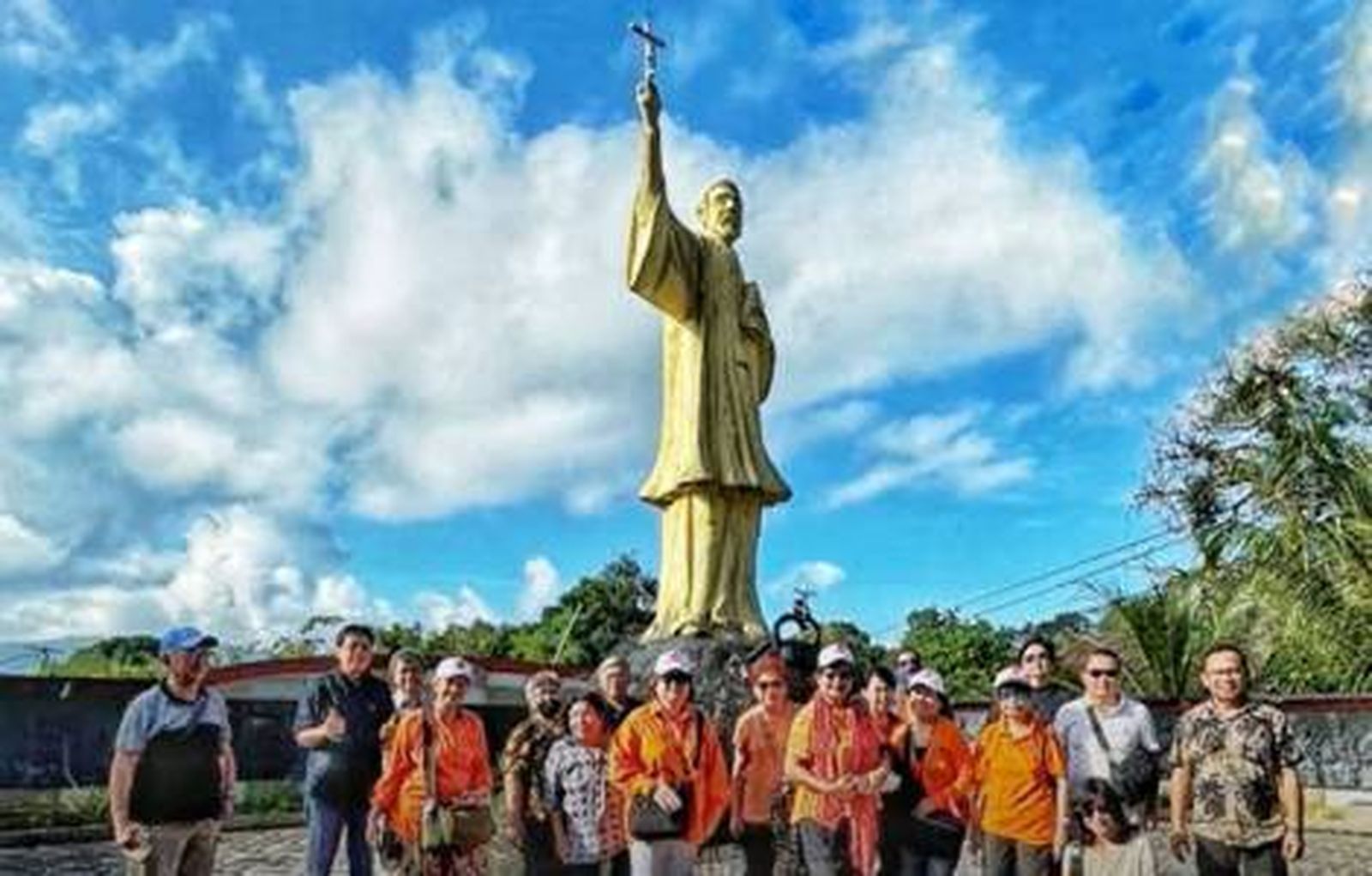 Peregrinos indonesios en Ambon