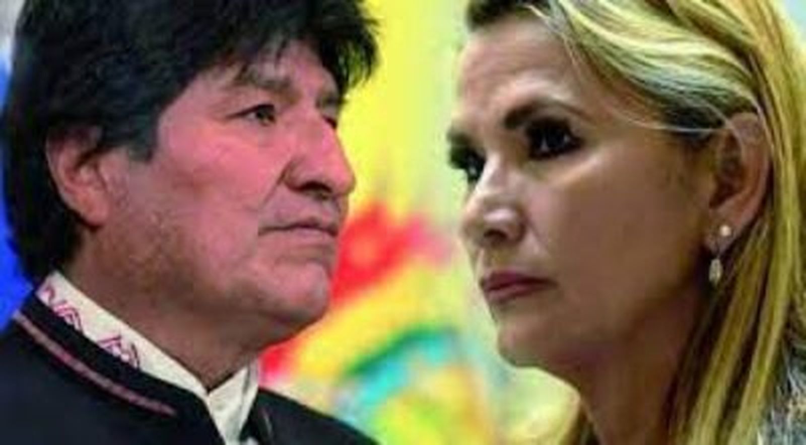 Evo Morales y Jeanine Áñez