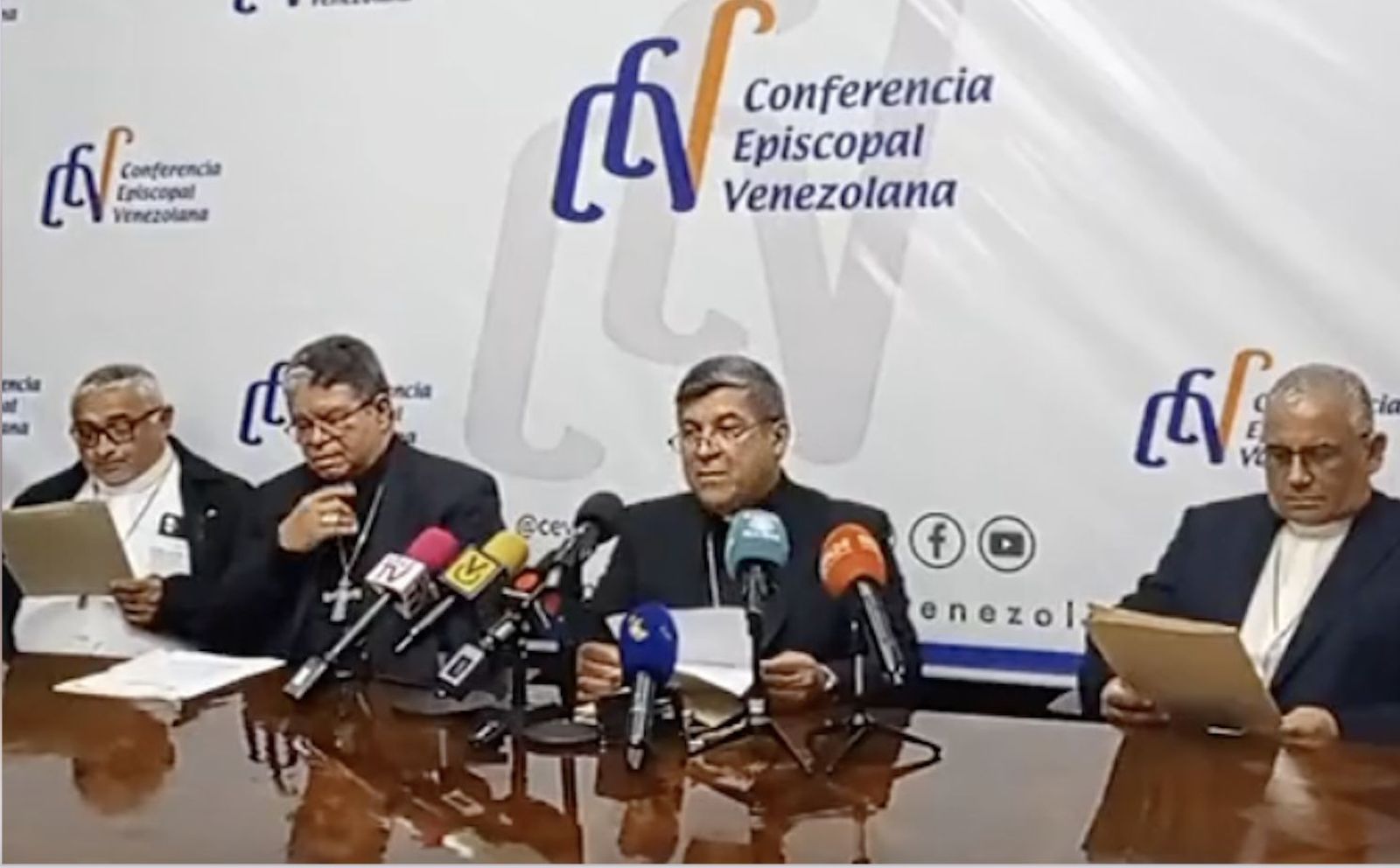 Miembros de la Conferencia Episcopal de Venezuela