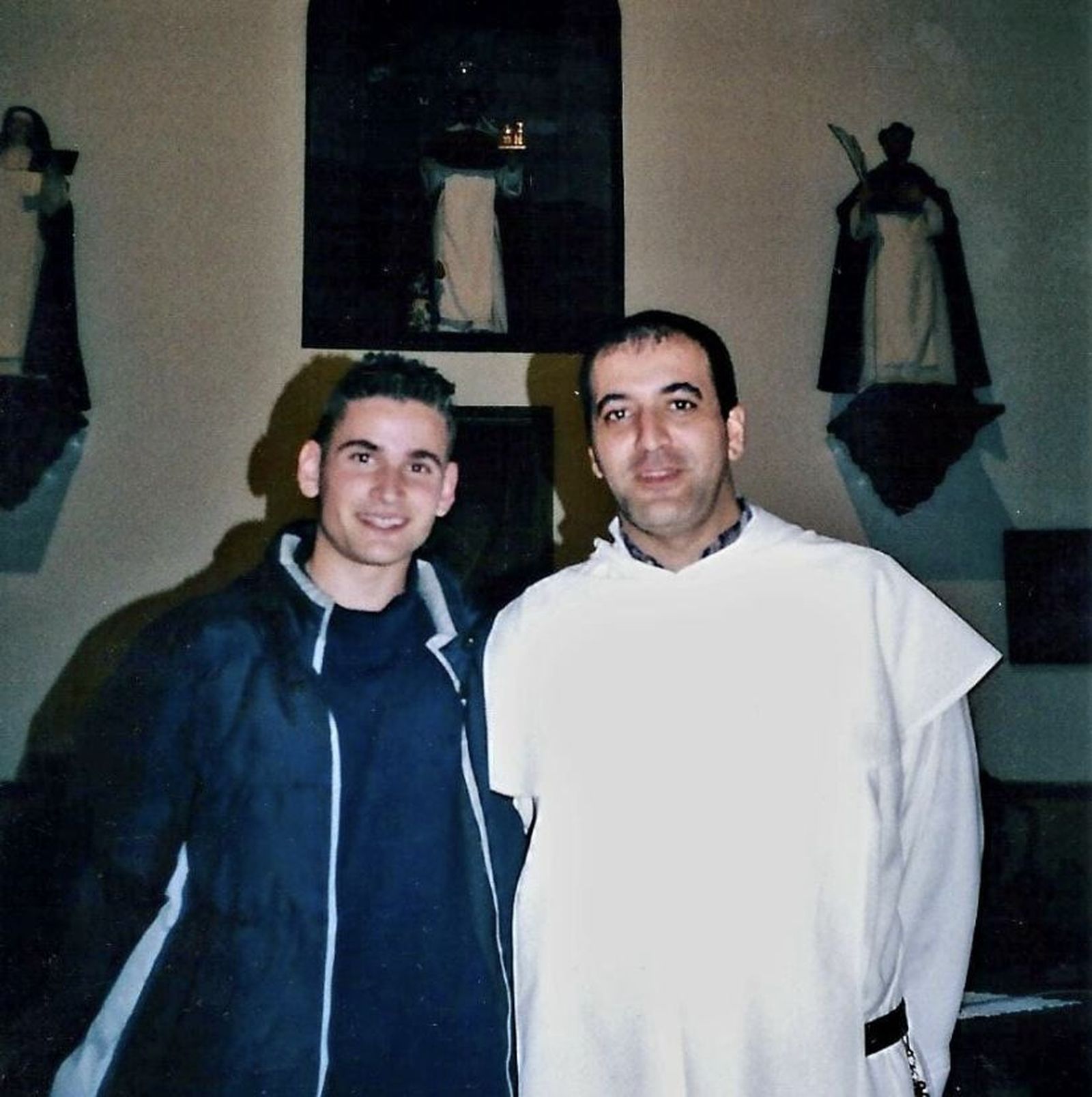 Ciro y FRay Alexis, hace años