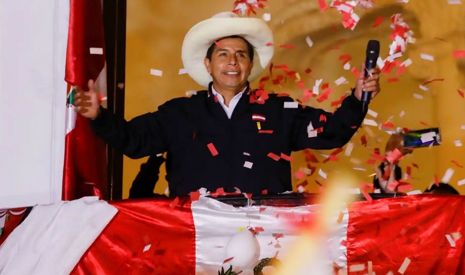 Castillo, ganador de las elecciones en Perú