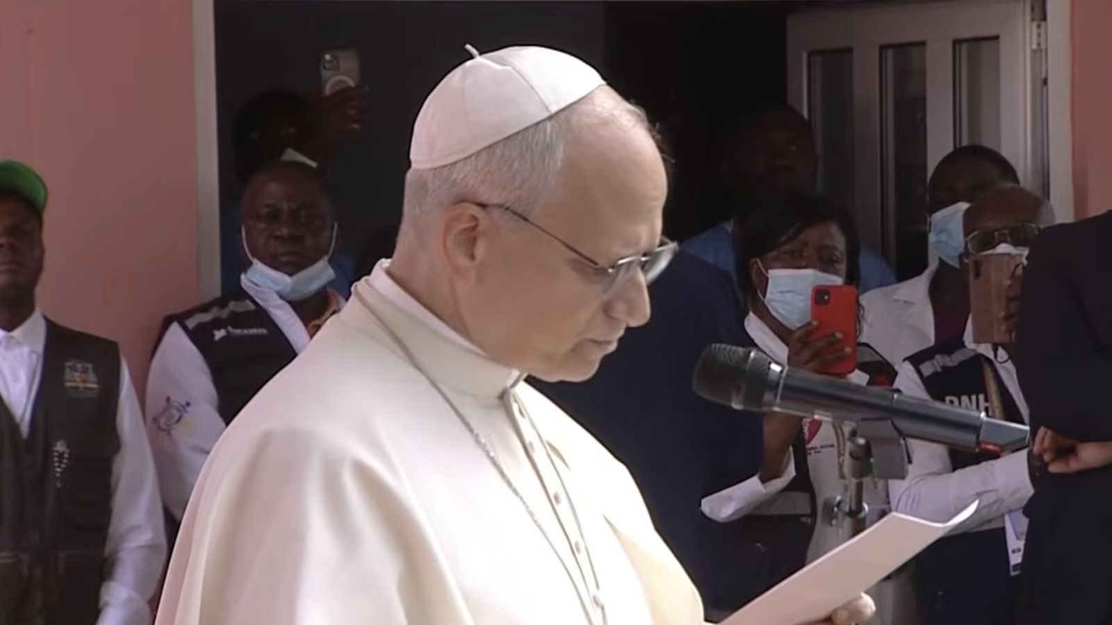 El Papa en la residencia de ancianos