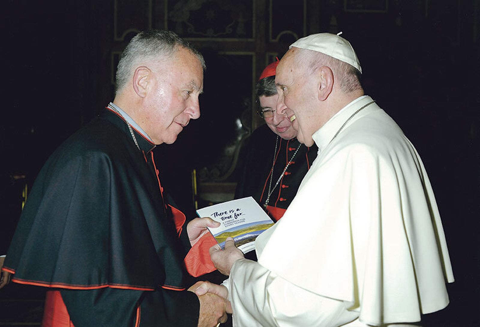 El cardenal Dew, con el papa Francisco