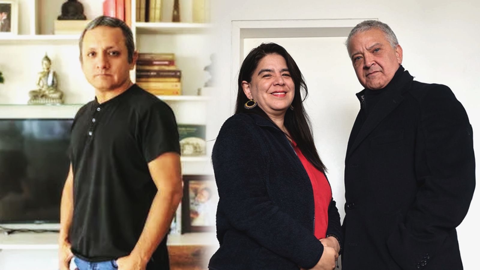 Daniel Yovera, Paola Ugaz,  y yo