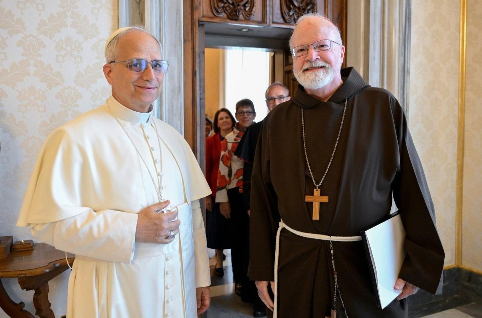 León XIV con el cardenal O'Malley, fundador de la Pontificia Comisión para la Protección de los Menores
