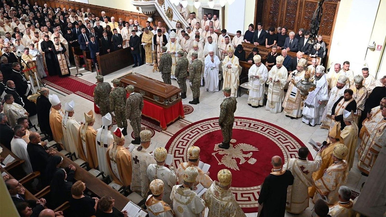Funeral del cardenal Lucian Mureşan en Rumanía