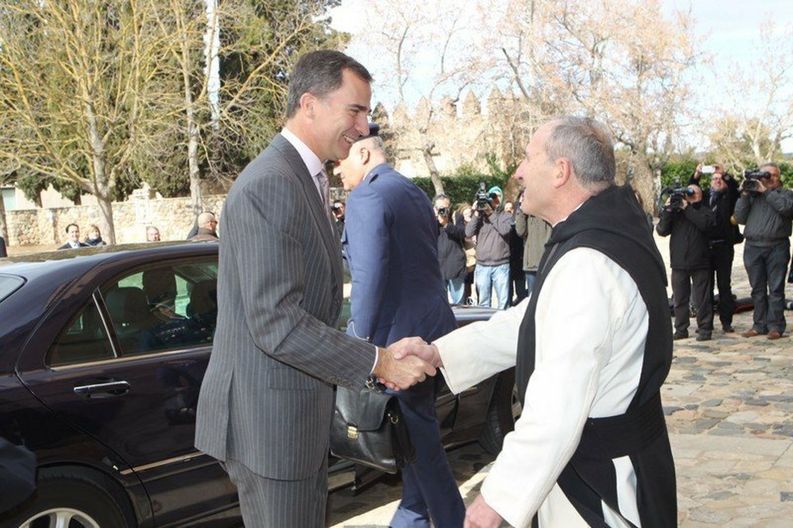 José Alegre, con el Rey Felipe