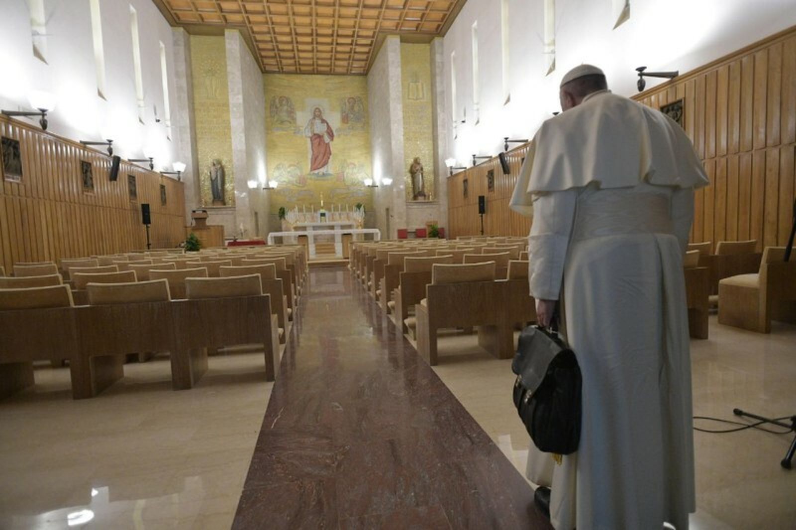 El Papa, de ejercicios