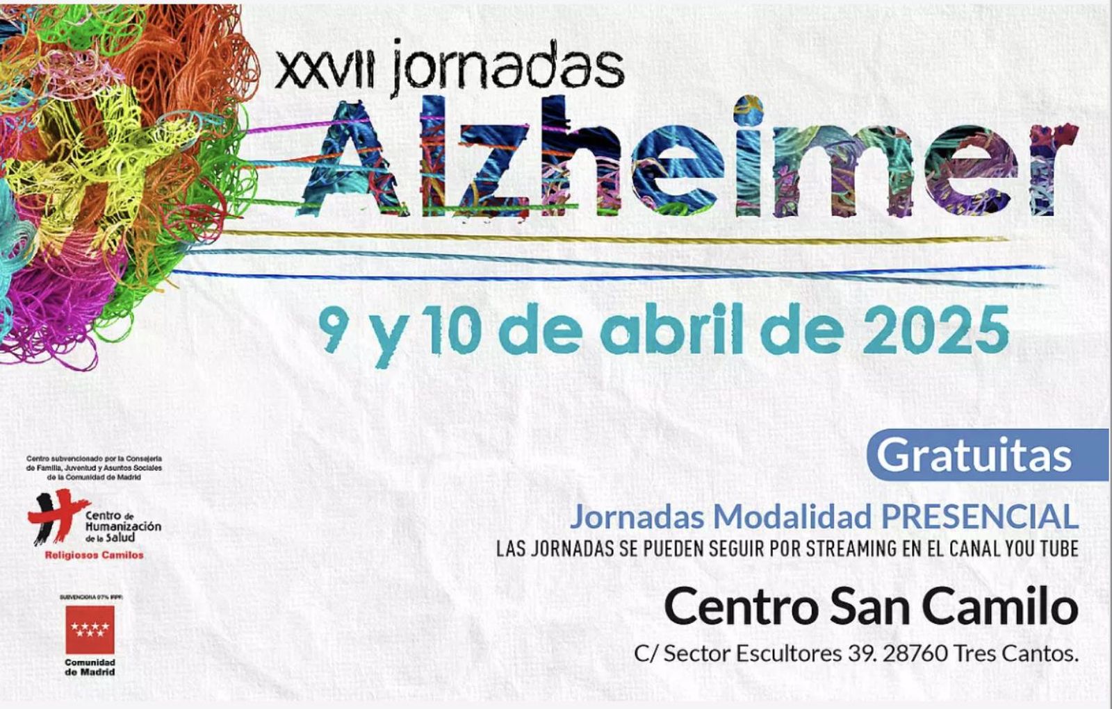 XXVII Jornadas de Alzheimer del Centro San Camilo