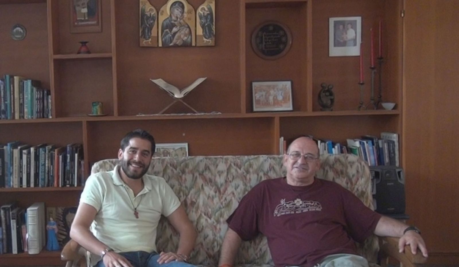 Los hermanos Andrés Porras y Miquel Cubeles.