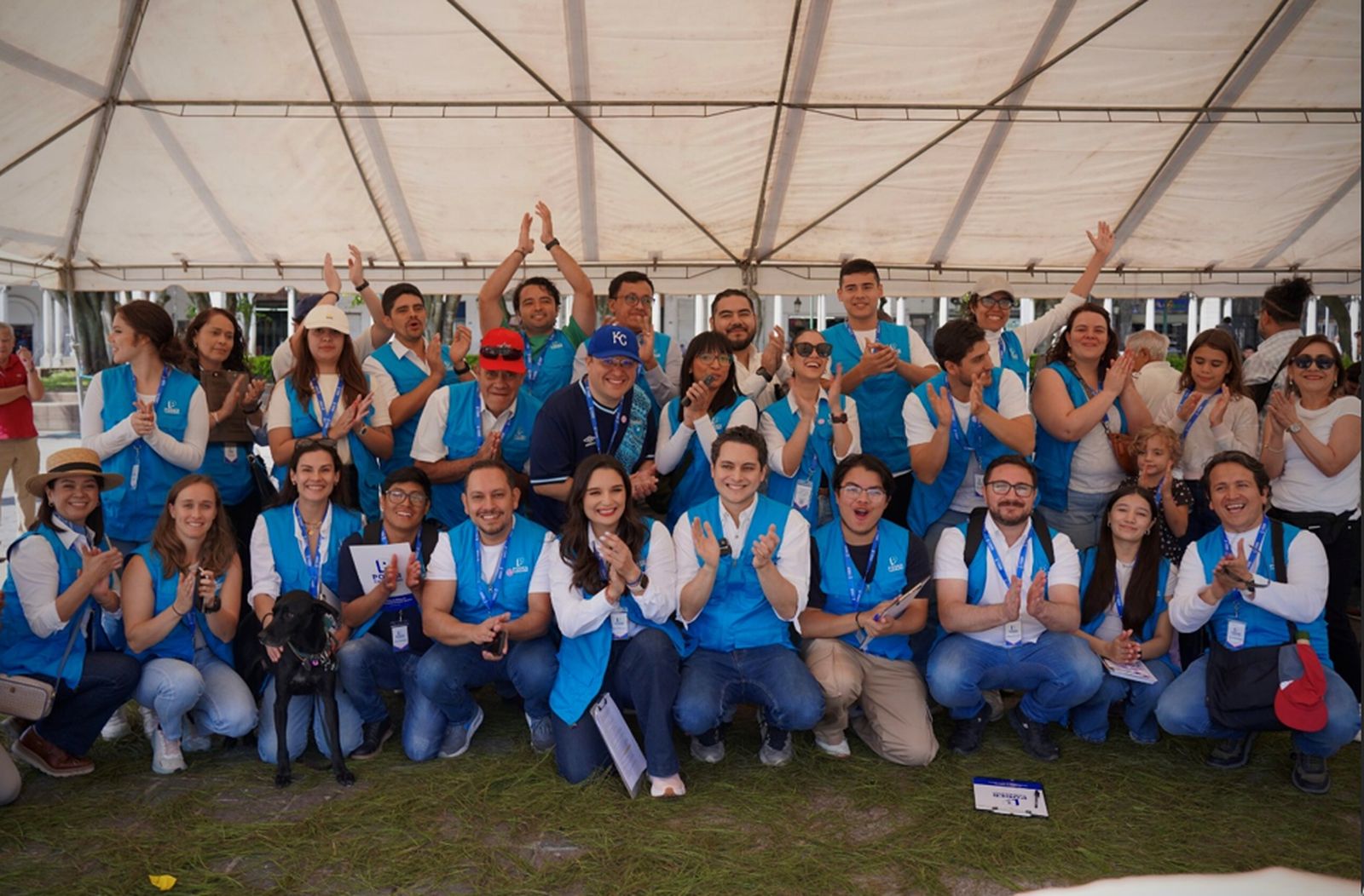 Directivos y voluntarios de la Organización Civil Poder Ciudadano, Guatemala. Foto: PC