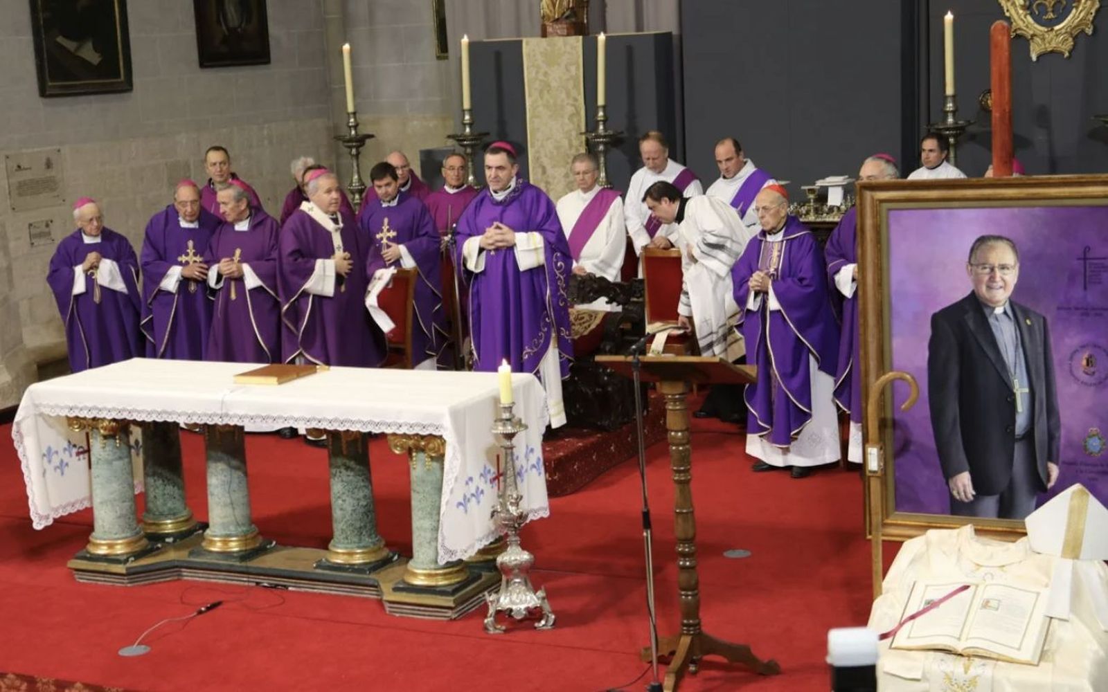 Funeral por Nicolás Castellanos en Palencia