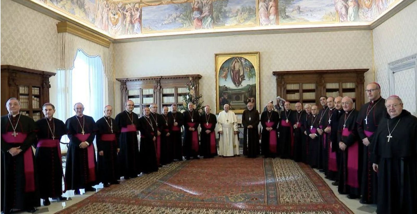 Papa y obispos españoles