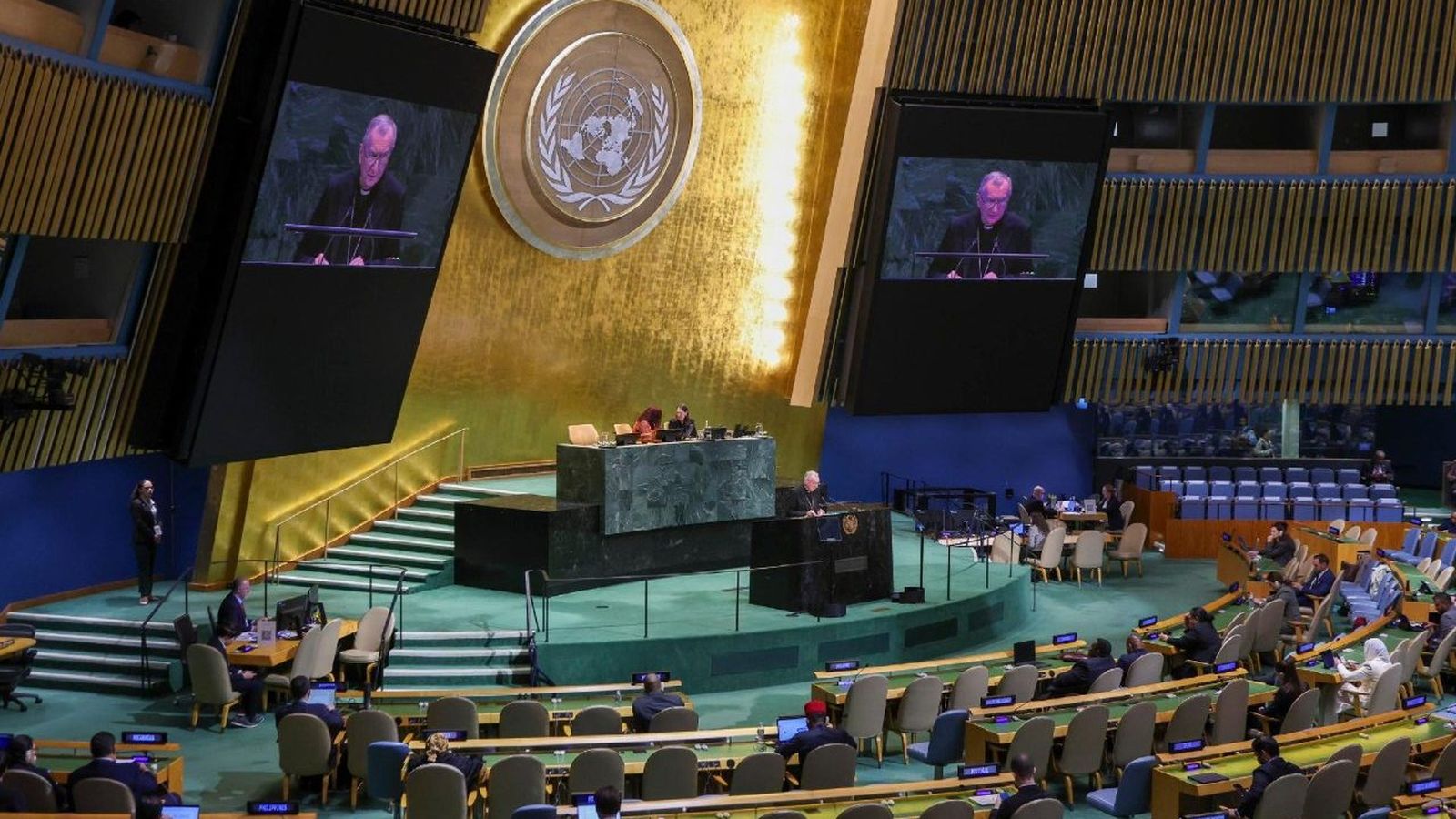 Parolin, en Naciones Unidas el pasado mes de septiembre