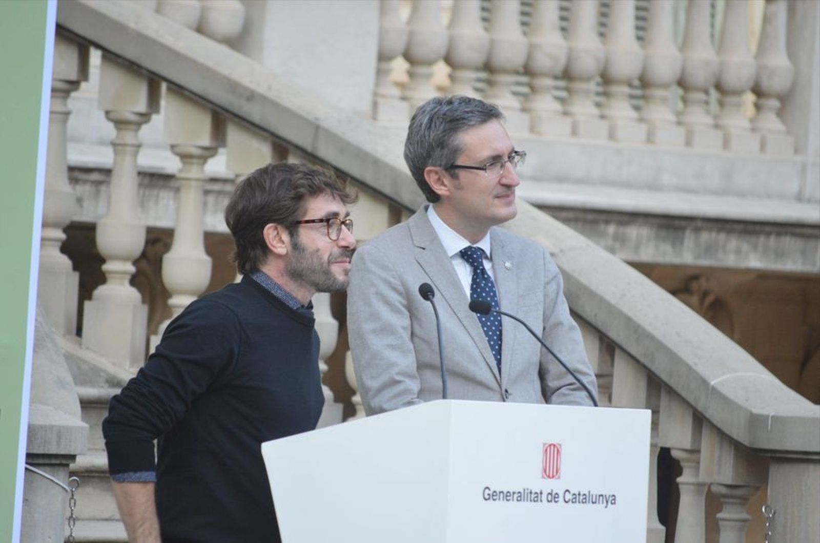 Los responsables de la exposición