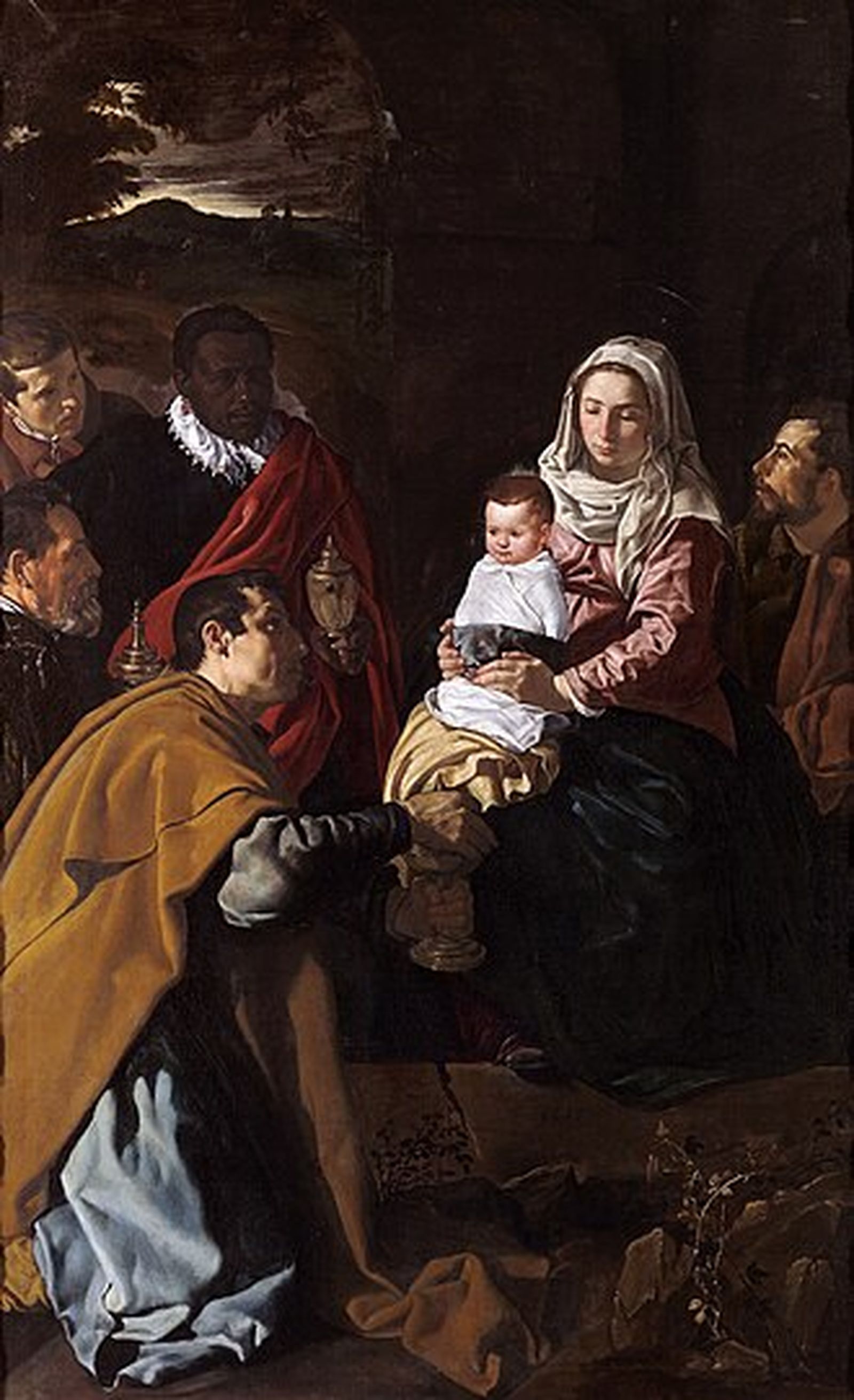 Adoración de los Reyes Magos. Velazquez.