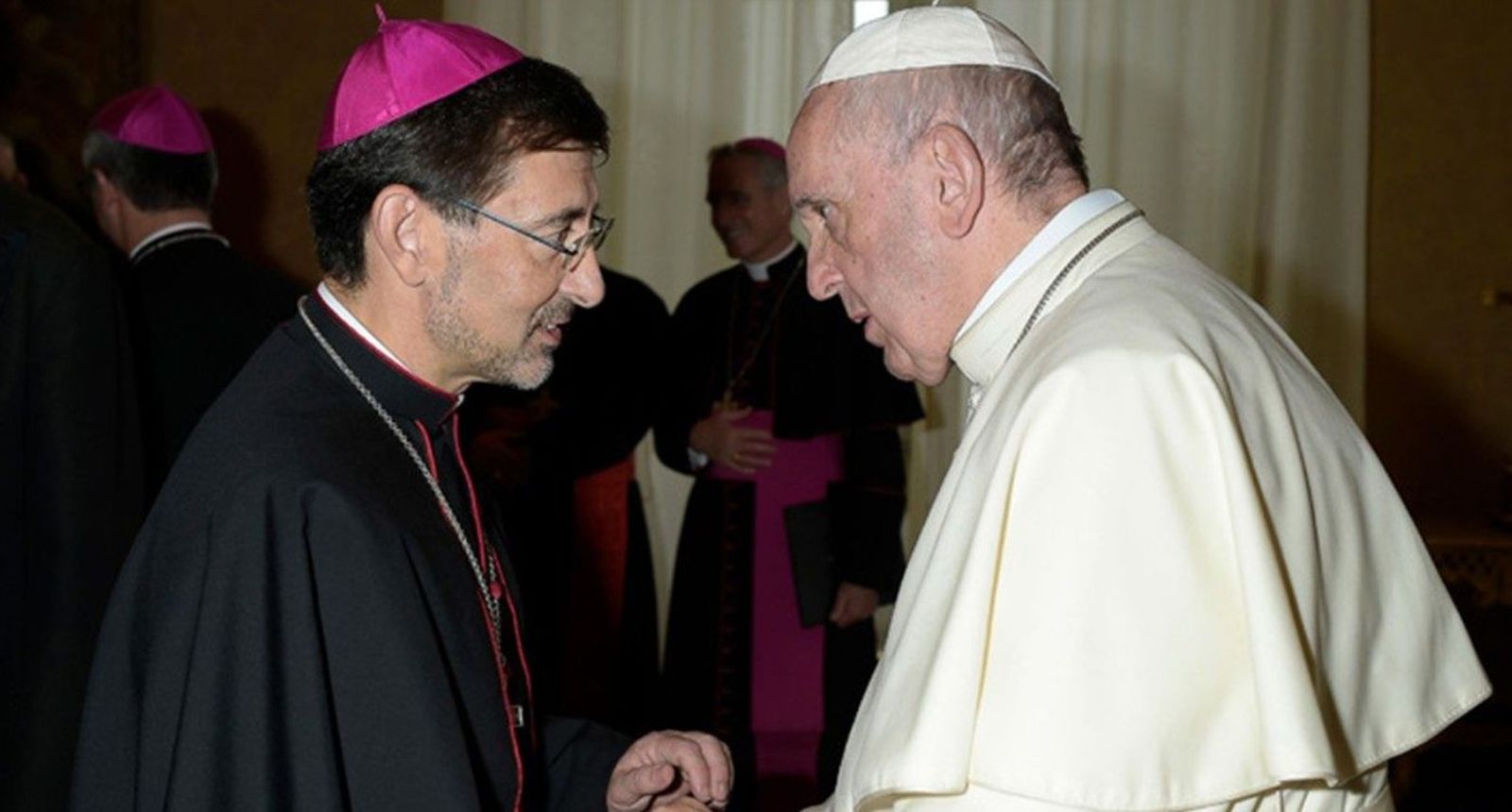 J. Cobo y el Papa Francisco