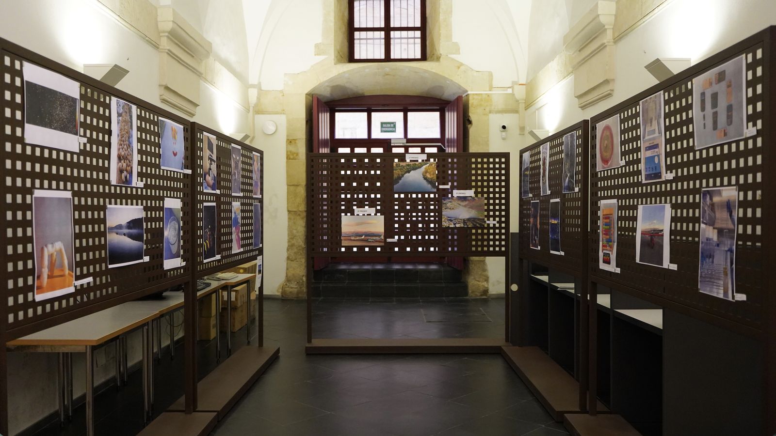 Las fotografías de los alumnos, expuestas