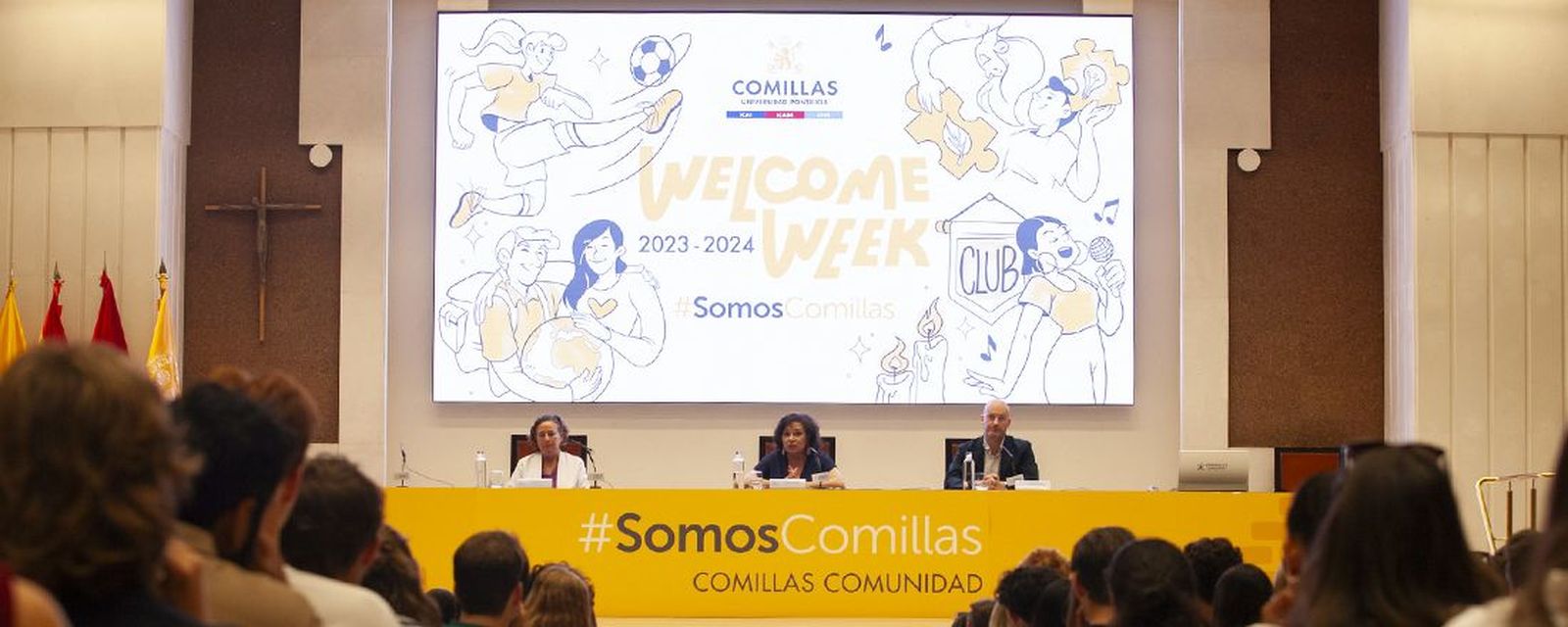 Universidad Comillas. Jornada de bienvenida