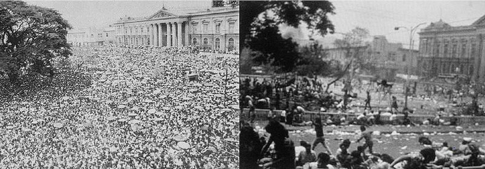 Sangriento funeral de Romero