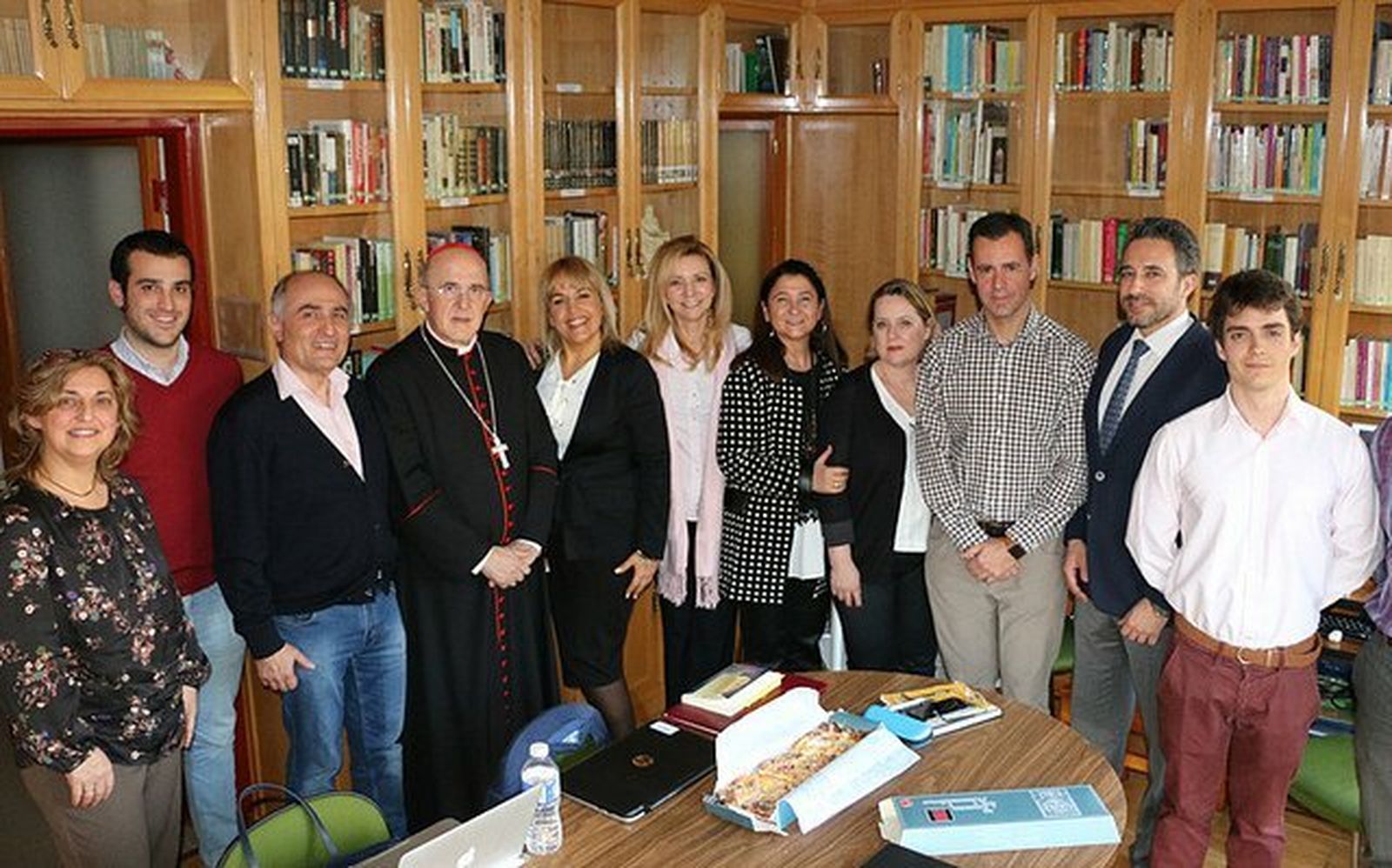 Visita del cardenal Osoro a la Delegación episcopal de Fundaciones