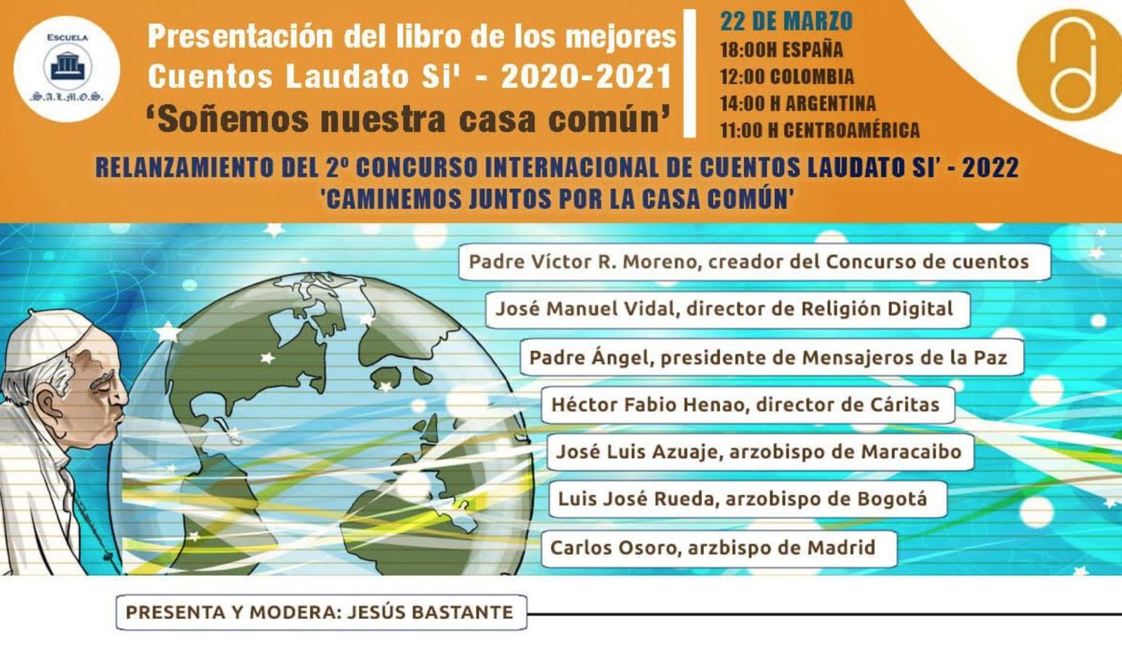 (Finde) Relanzamiento del II Concurso Internacional de Cuentos Laudato Si – 2022: 'Caminemos juntos por la casa común'