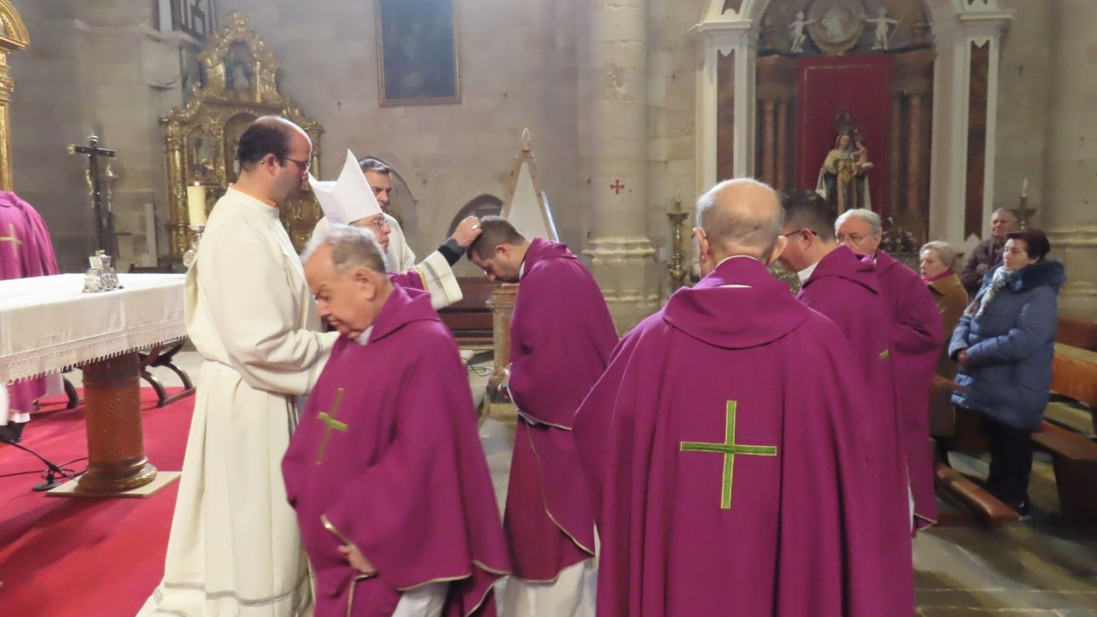 Imposición de la ceniza en Zamora