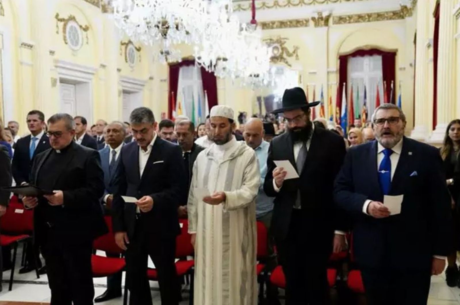 Acto por la paz en Melilla de las cuatro religiones