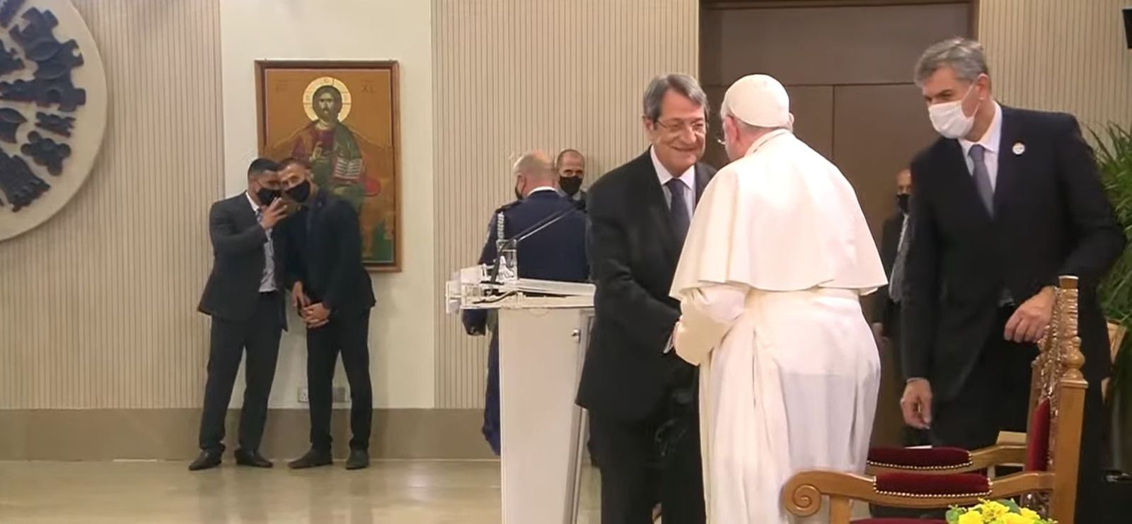 El Papa y el presidente