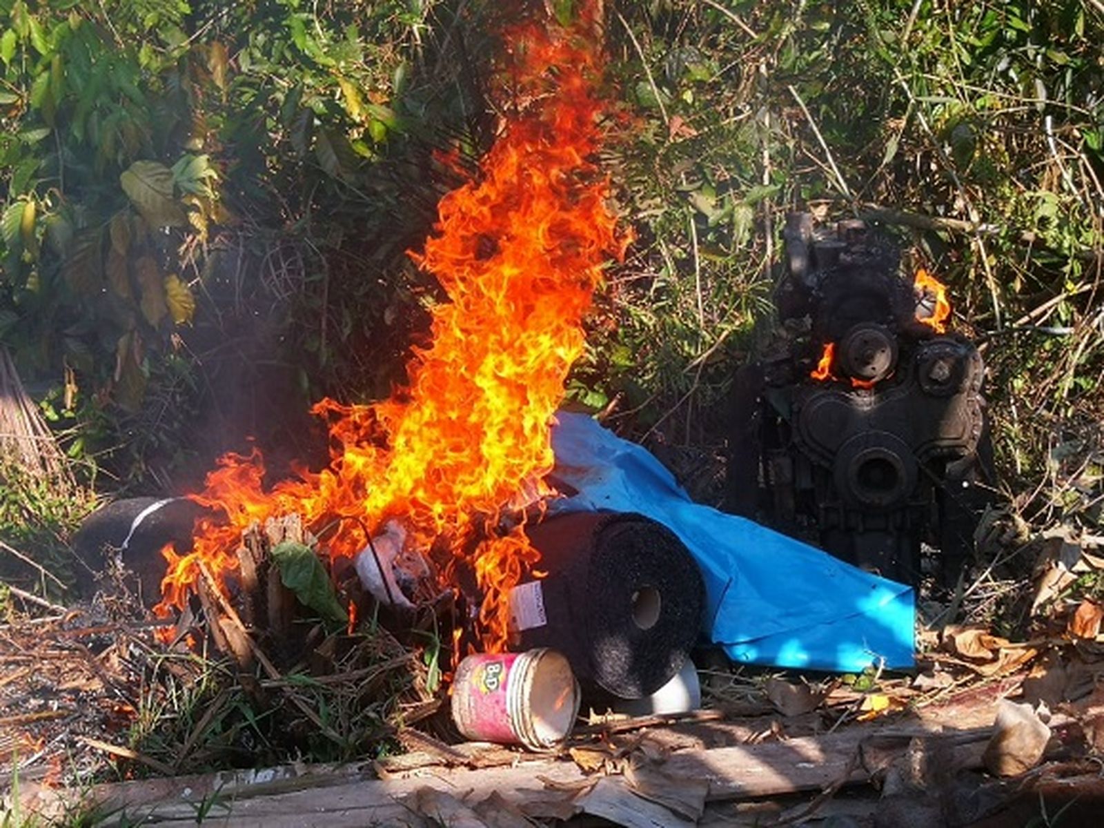 Contaminación en el río Nanay