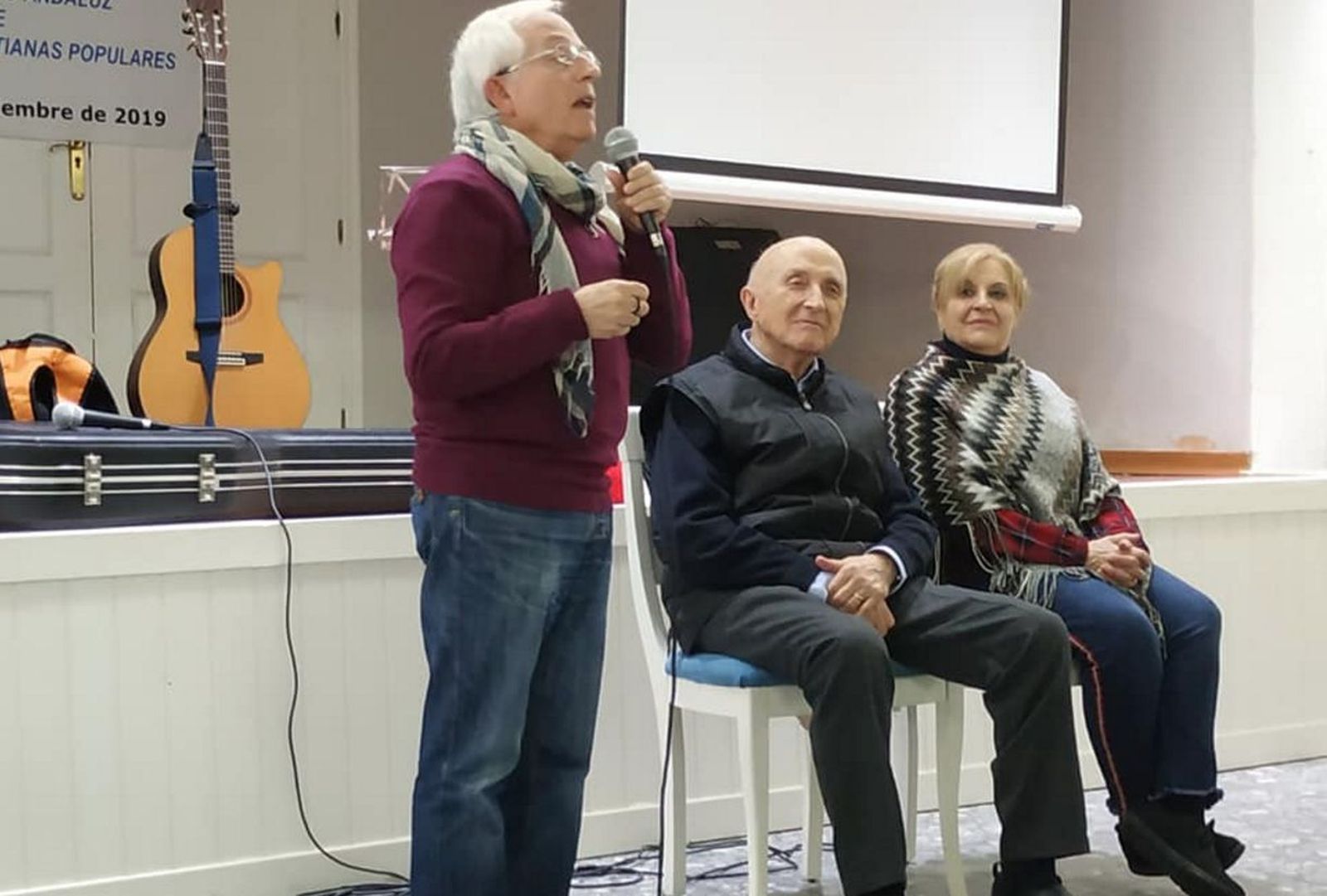 Homenaje a Pepe Castillo de las Comunidades Cristianas Andaluzas