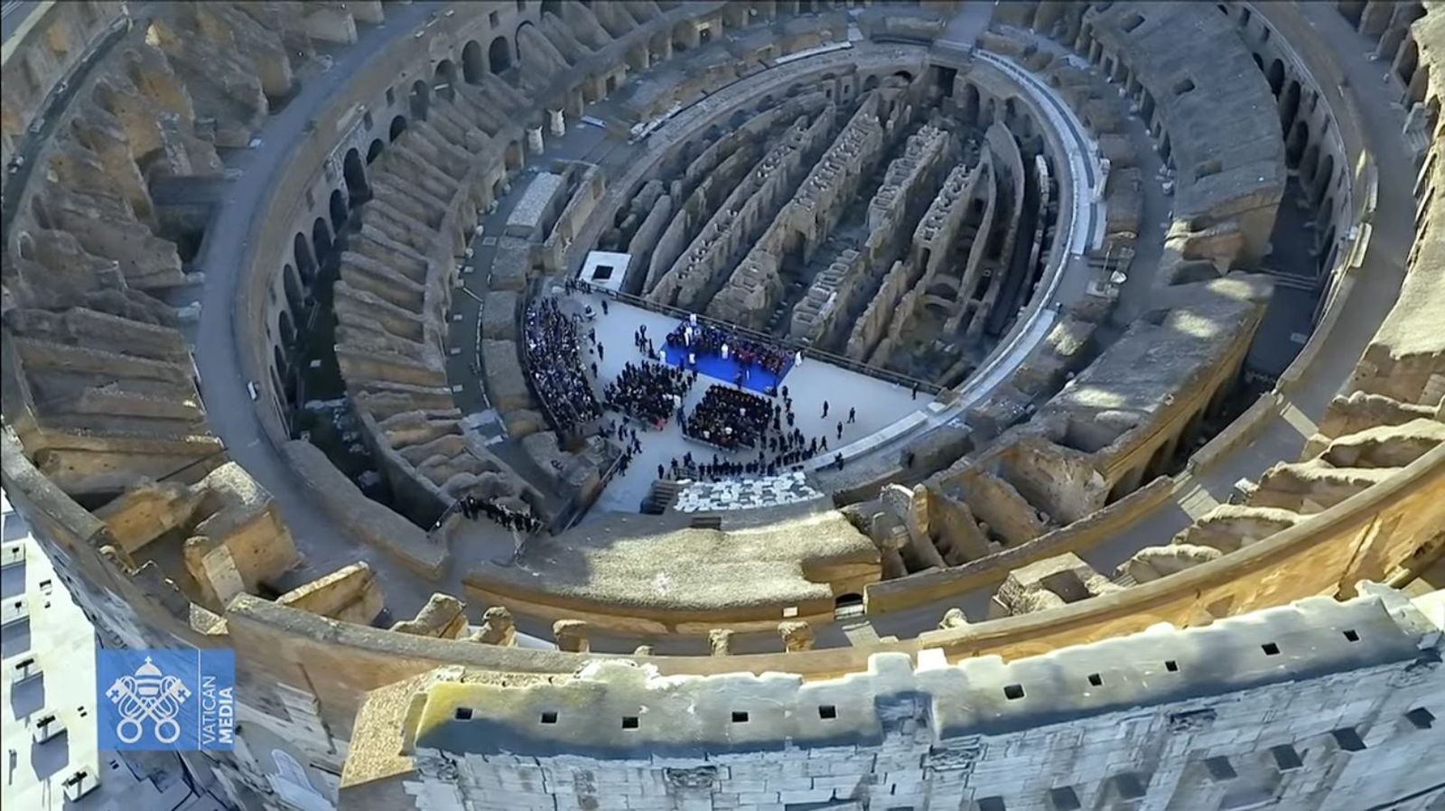Encuentro de León XIV con otros líderes religiosos en el Coliseo