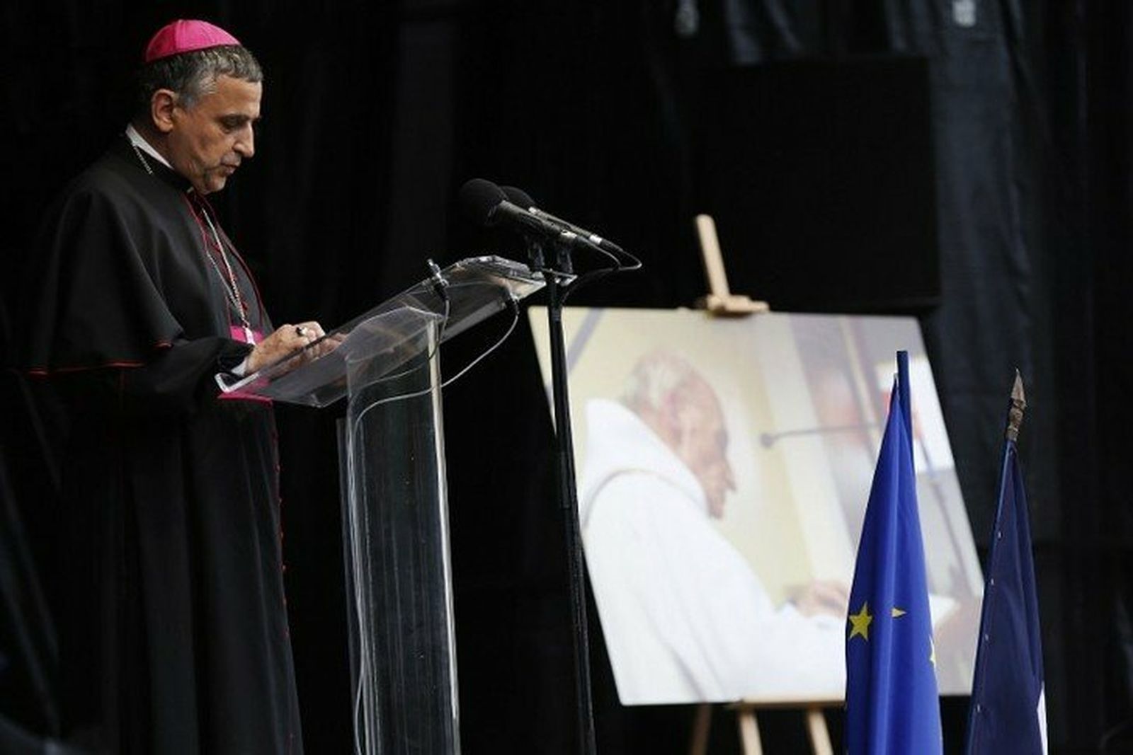 Lebrun, en el homenaje a Jacques Hamel