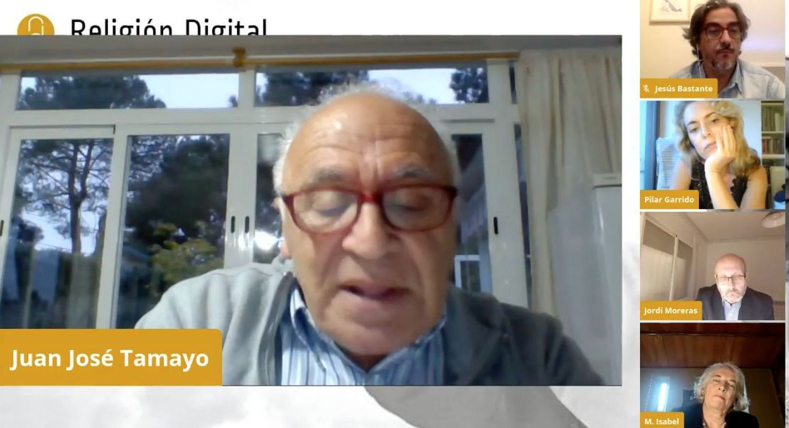 Tamayo y los demás participantes en el debate de RD