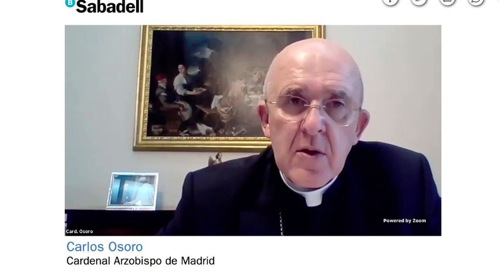 Osoro, durante su intervención