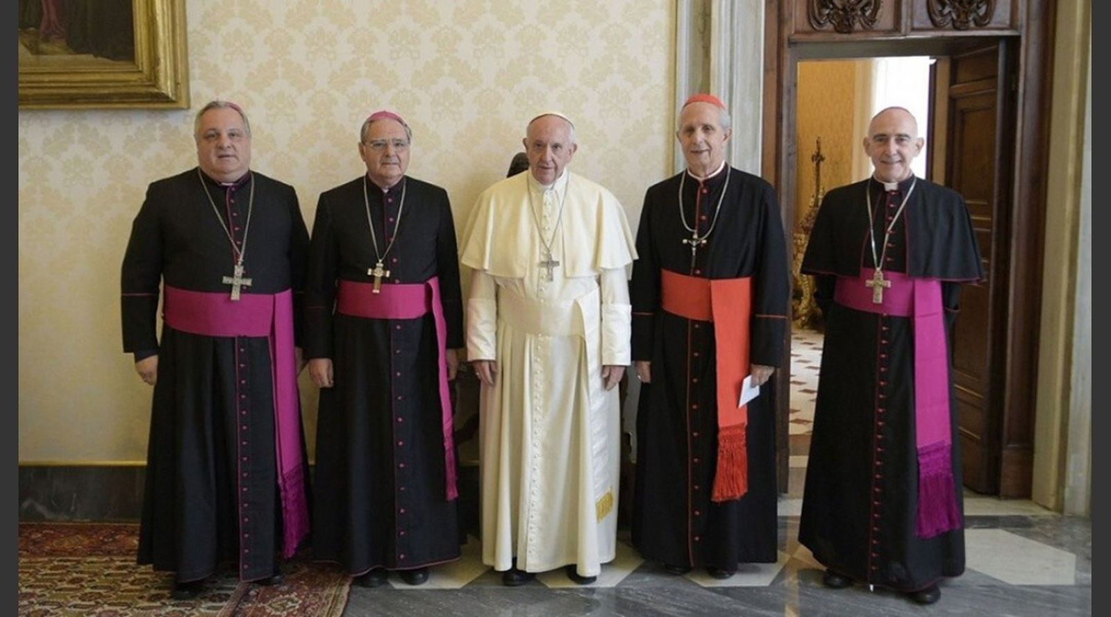 Presidencia del episcopado argentino con el Papa Francisco