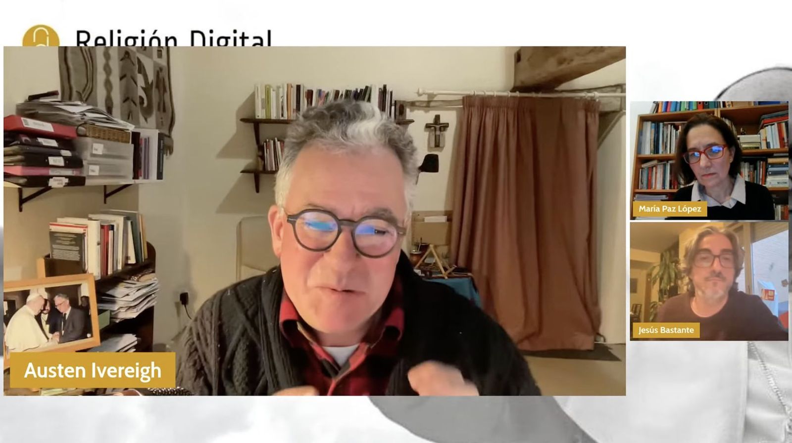 Iveregh, en un momento de su intervención