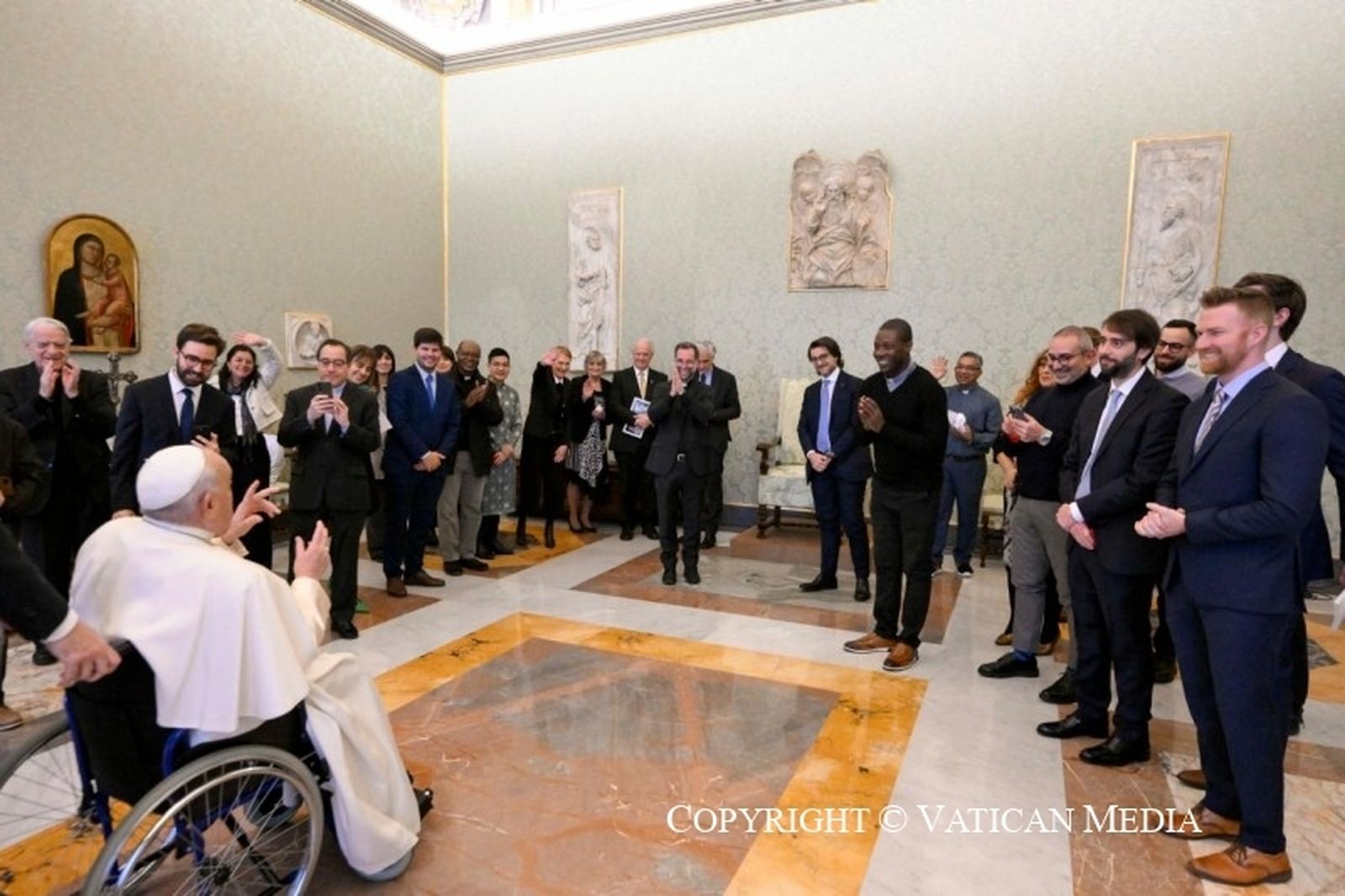Francisco, con la Red Mundial de Oración por el Papa