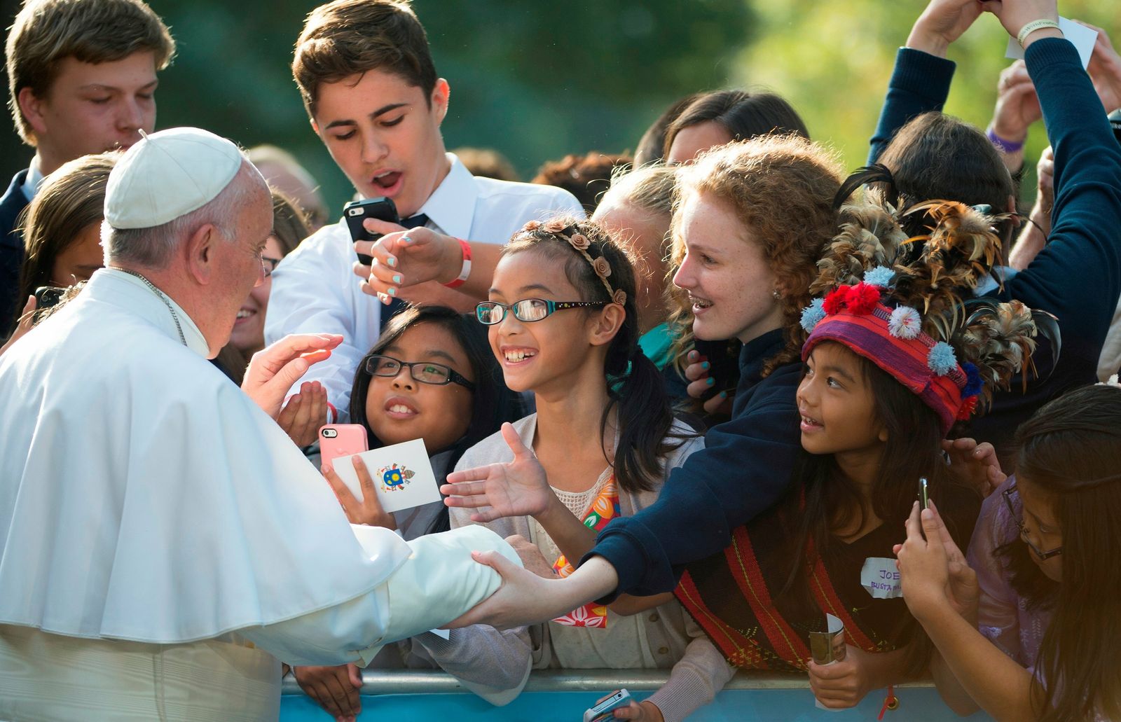 Francisco, con las víctimas de abusos