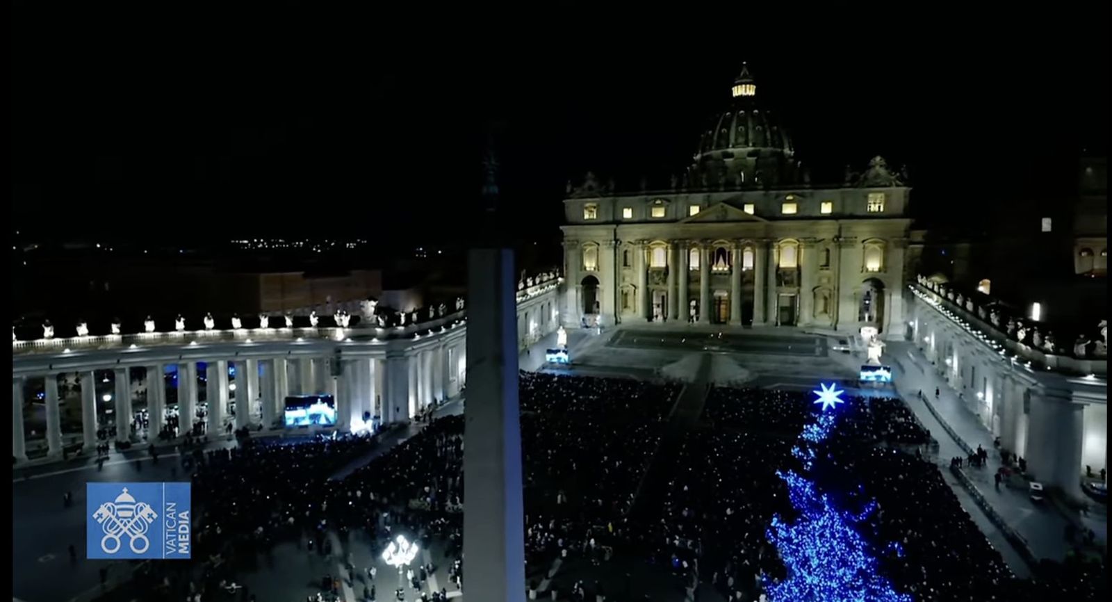 La plaza de San Pedro, abarrotada