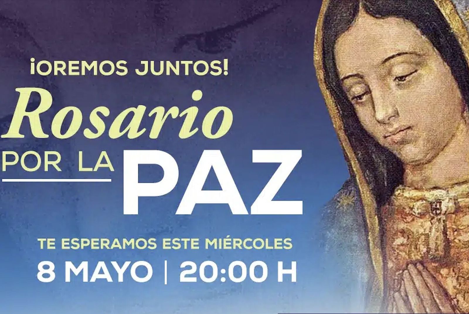 Convocatoria del Rosario por la paz en el mundo